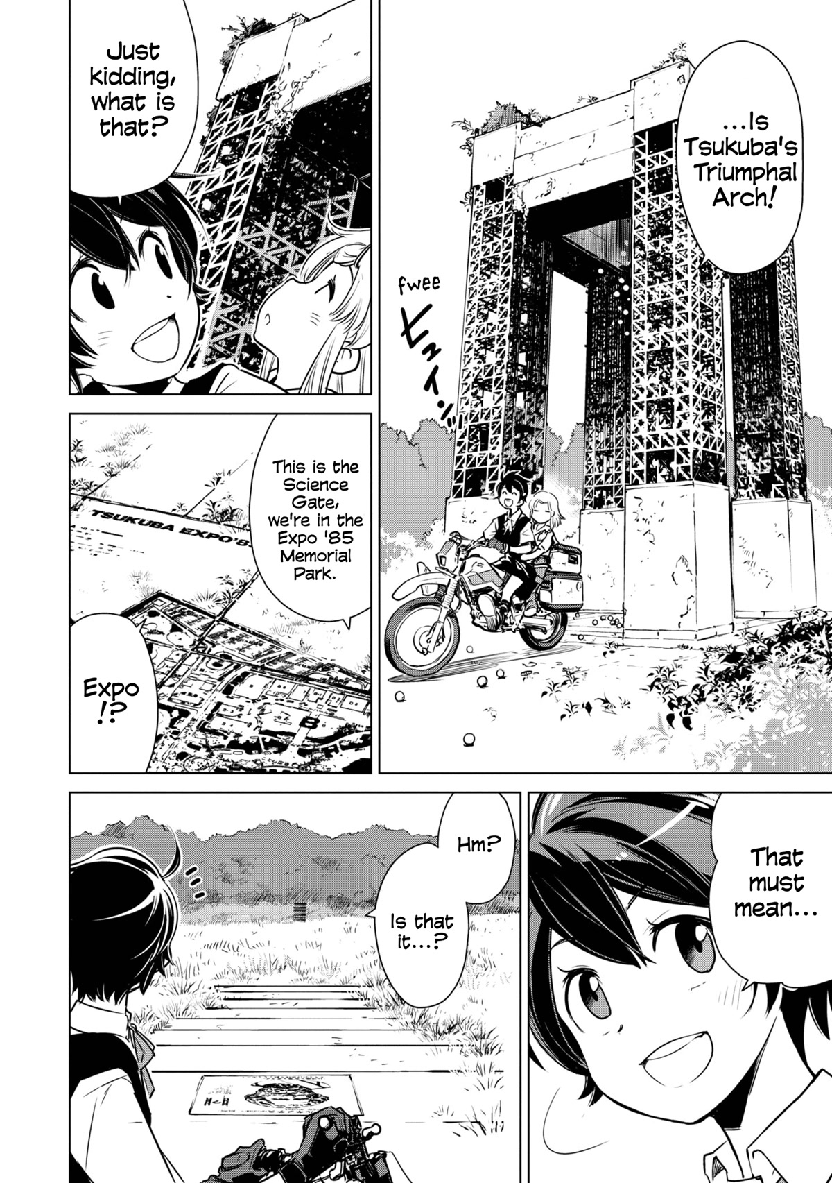 World's End Touring Chapter 13 page 5 - Chapter 13: Tsukuba