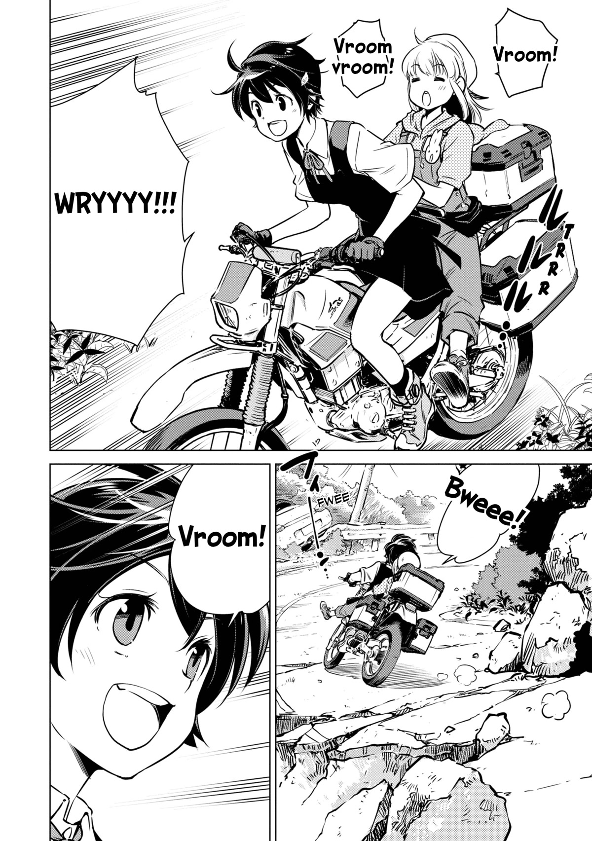 World's End Touring Chapter 15 page 2 - Chapter 15: Mobility Resort Motegi - part 1
