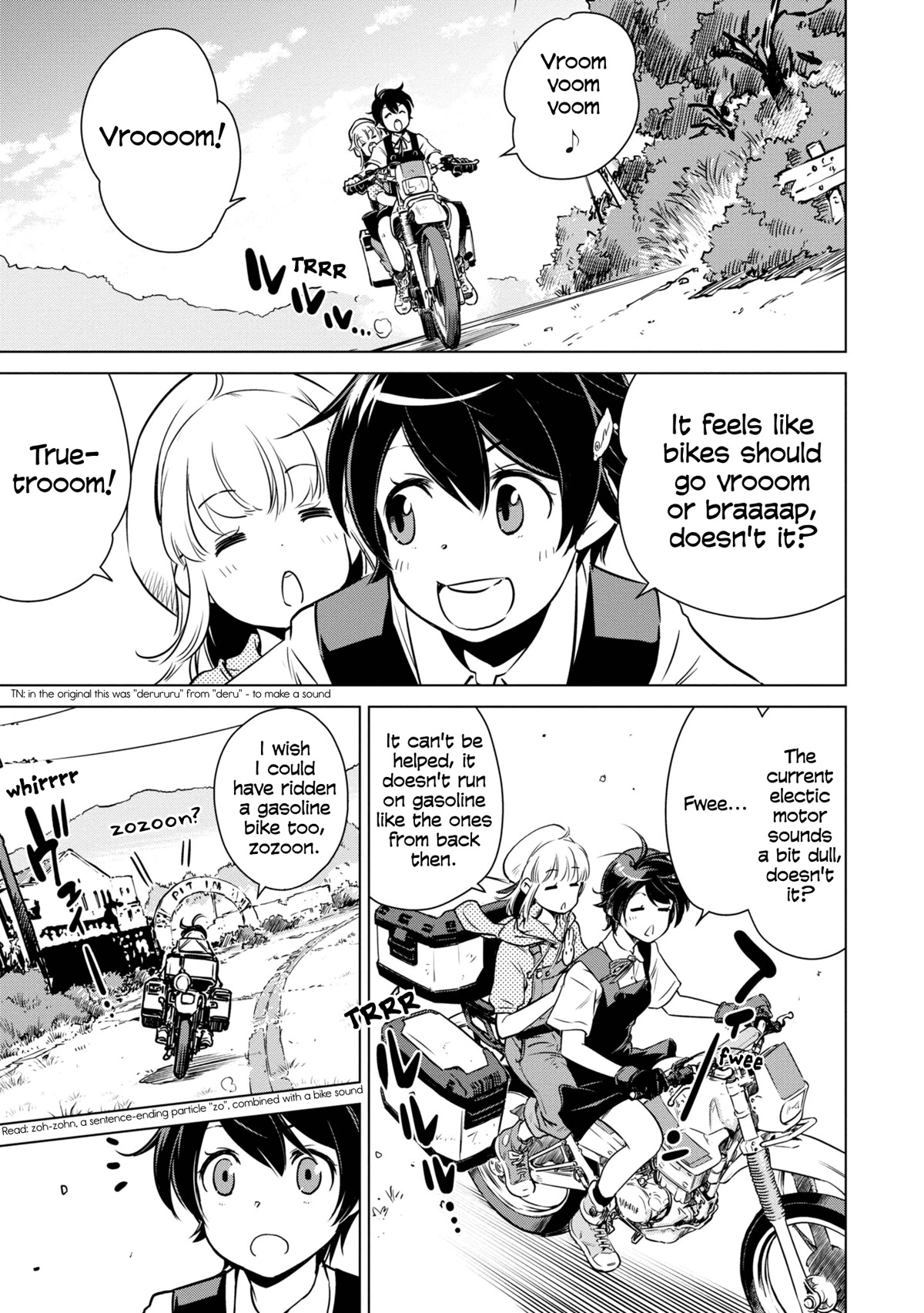 World's End Touring Chapter 15 page 3 - Chapter 15: Mobility Resort Motegi - part 1