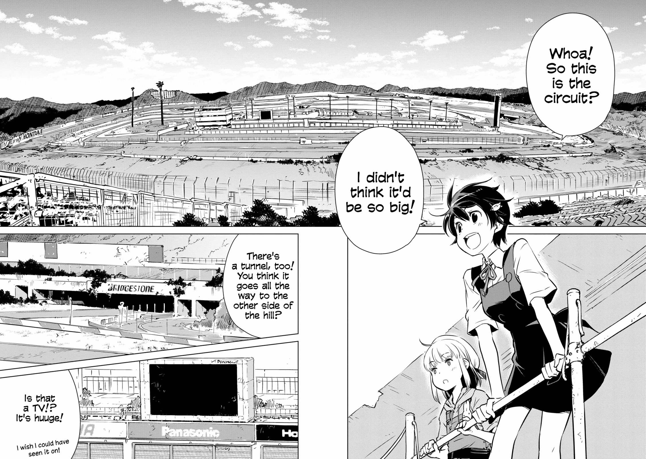 World's End Touring Chapter 15 page 6 - Chapter 15: Mobility Resort Motegi - part 1
