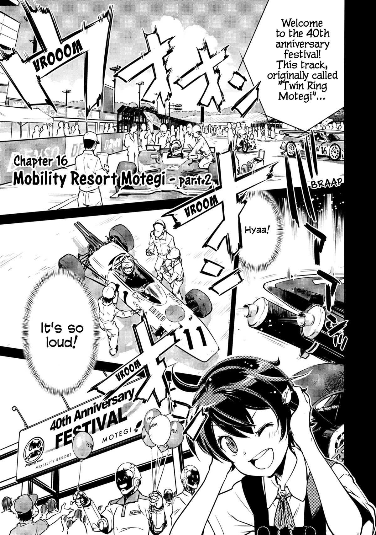World's End Touring Chapter 16 page 1 - Chapter 16: Mobility Resort Motegi - part 2