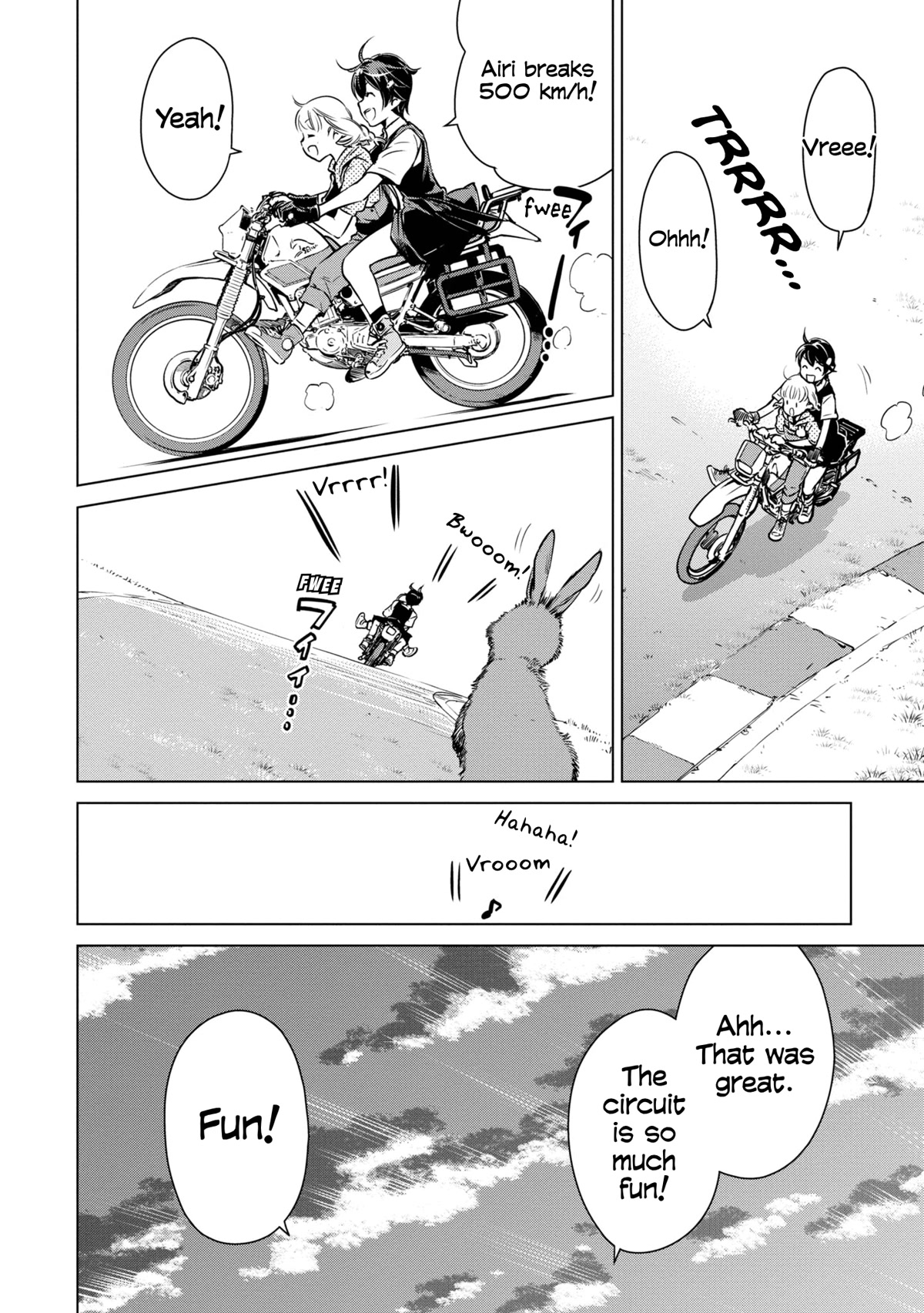 World's End Touring Chapter 16 page 15 - Chapter 16: Mobility Resort Motegi - part 2