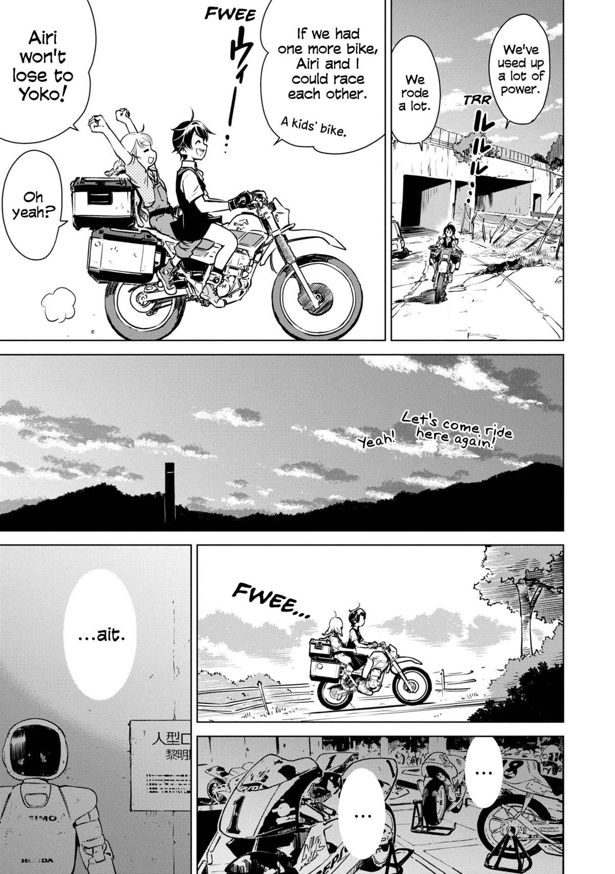 World's End Touring Chapter 16 page 16 - Chapter 16: Mobility Resort Motegi - part 2