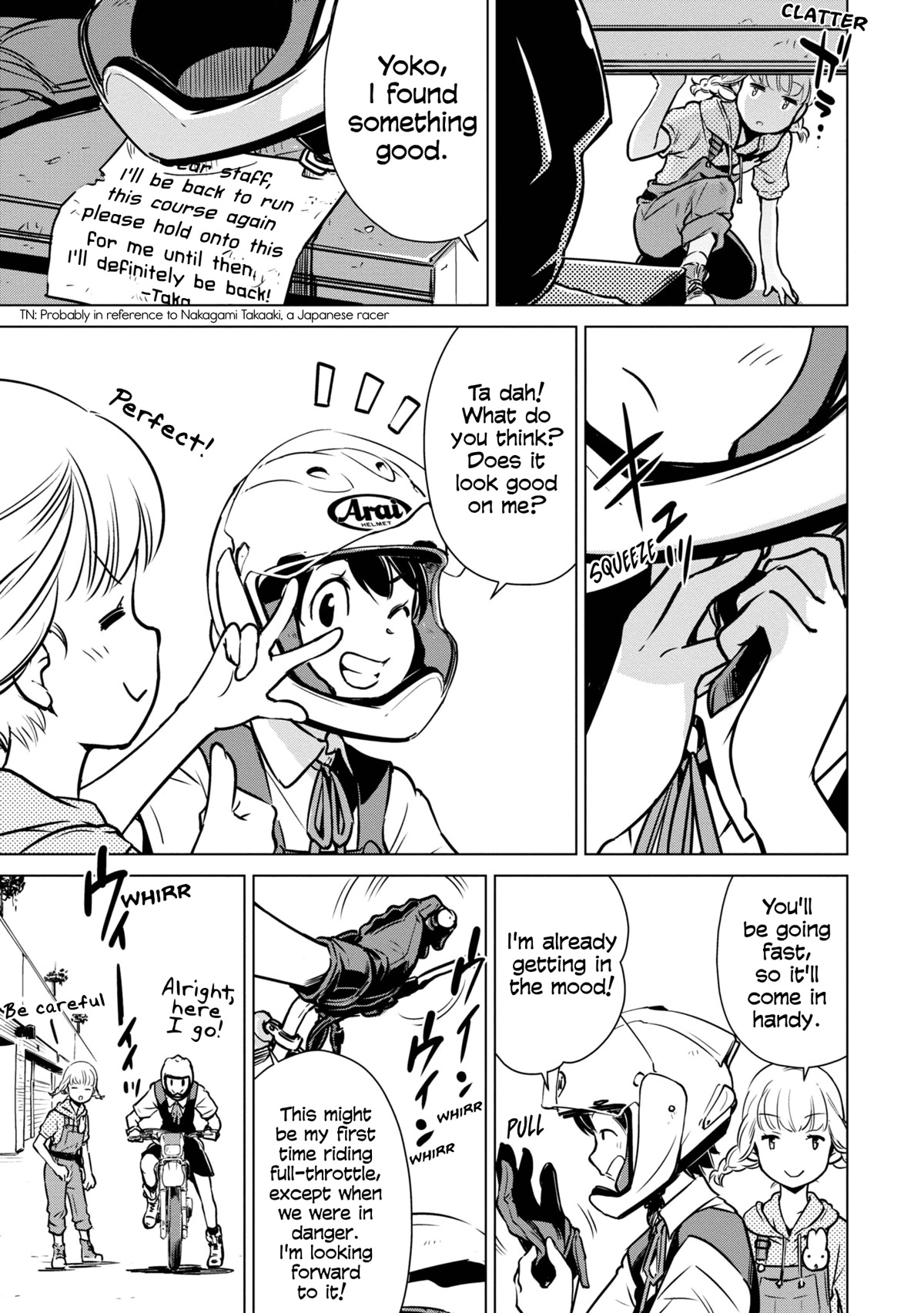 World's End Touring Chapter 16 page 6 - Chapter 16: Mobility Resort Motegi - part 2