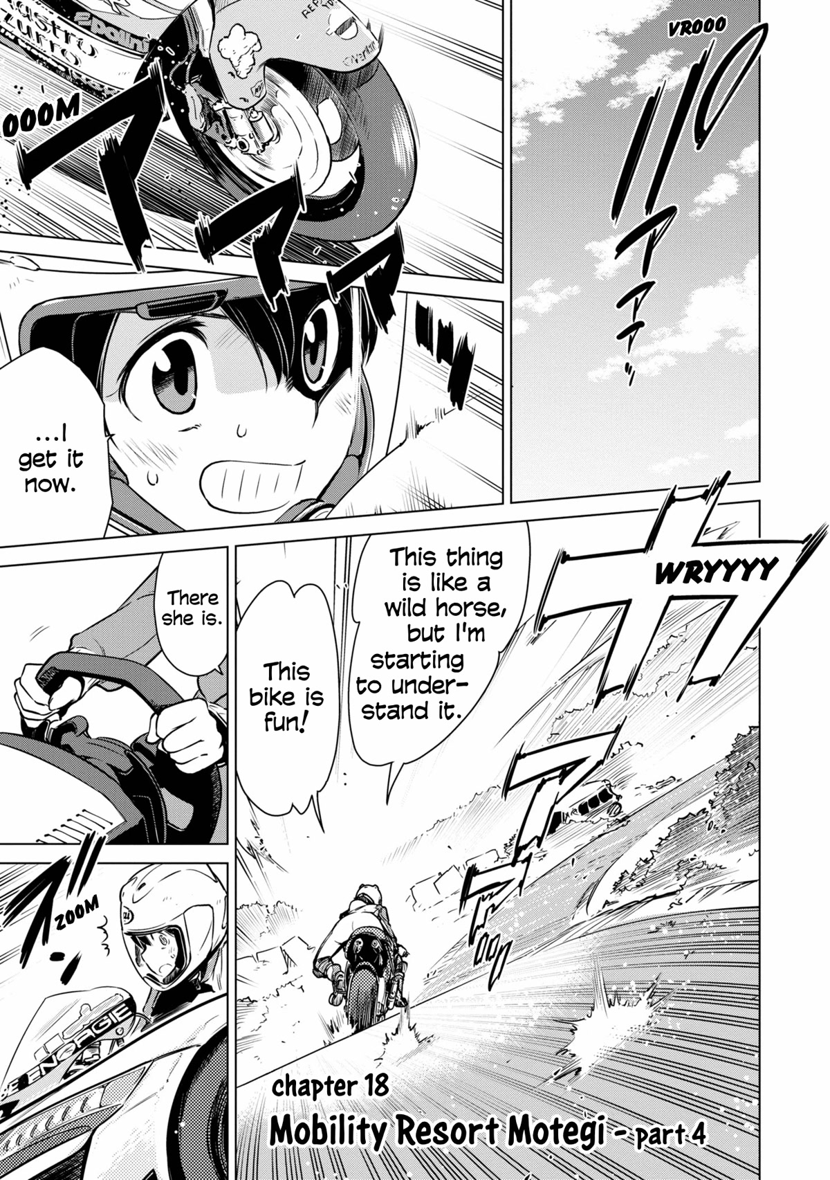 World's End Touring Chapter 18 page 1 - Chapter 18: Mobility Resort Motegi - part 4
