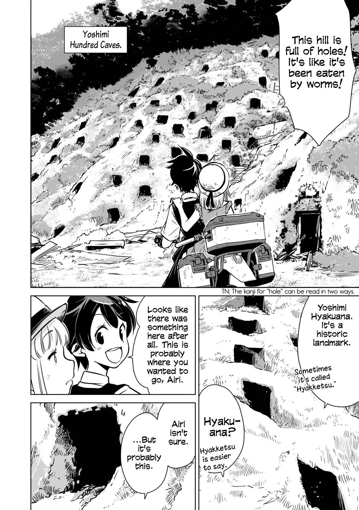 World's End Touring Chapter 21 page 8 - Chapter 21: Yoshimi Hundred Caves - part 1