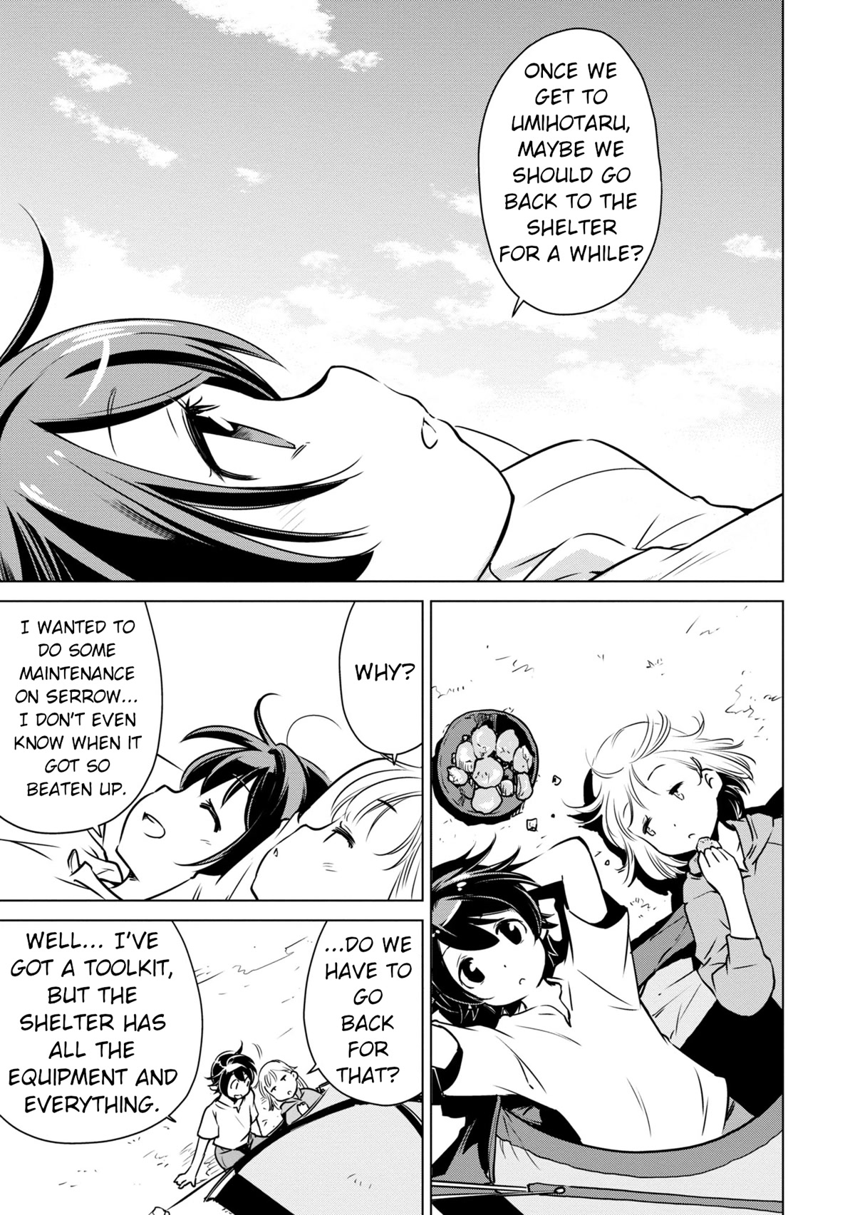 World's End Touring Chapter 8 page 16 - Chapter 8: Nagareyama, The Tone Canal