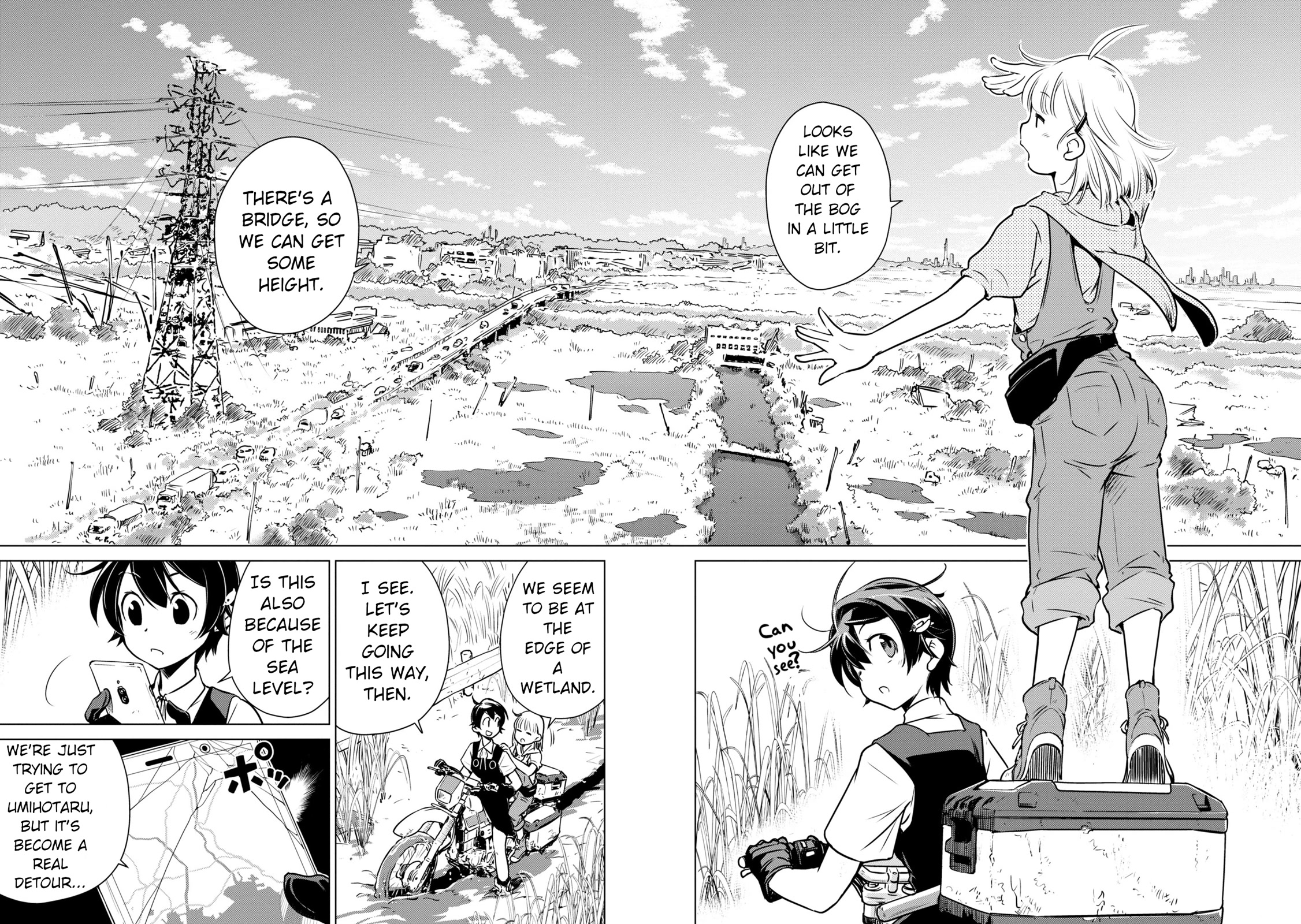 World's End Touring Chapter 8 page 4 - Chapter 8: Nagareyama, The Tone Canal