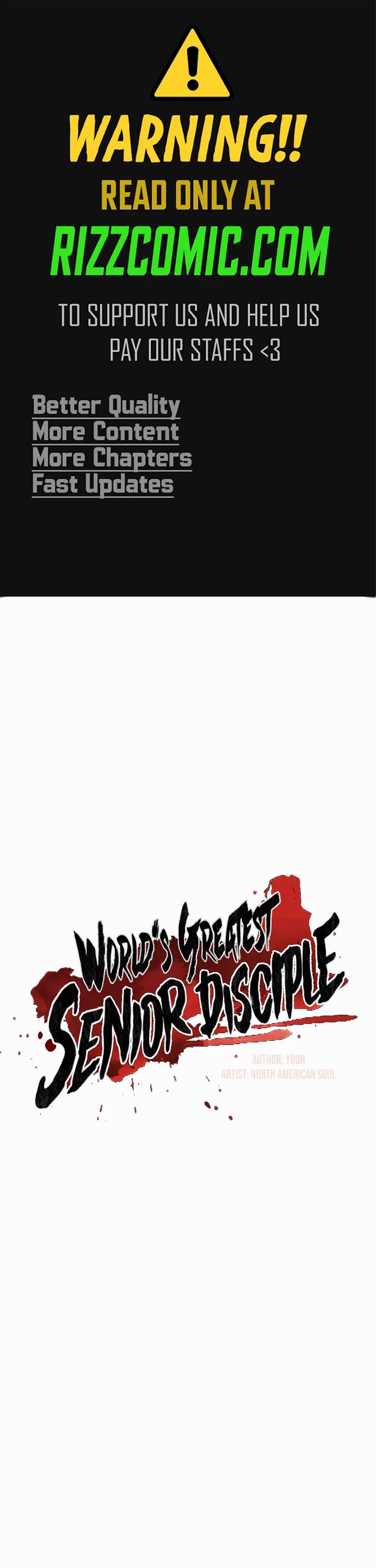 World’s Greatest Senior Disciple Chapter 66 page 1 - Chapter 66: Season 1 End