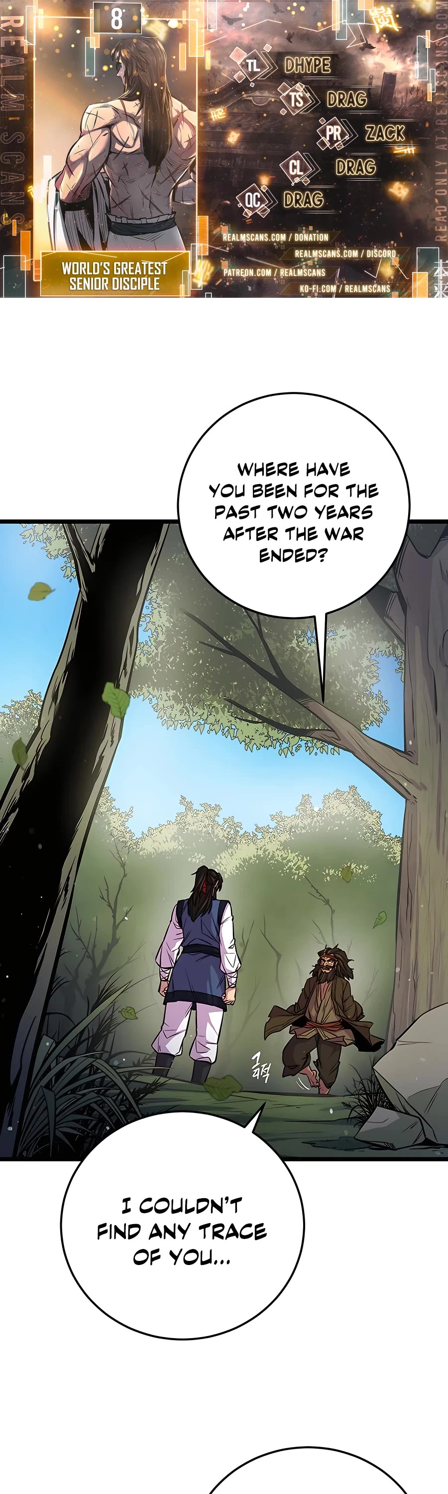 World’s Greatest Senior Disciple Chapter 8 page 1 - Chapter 8