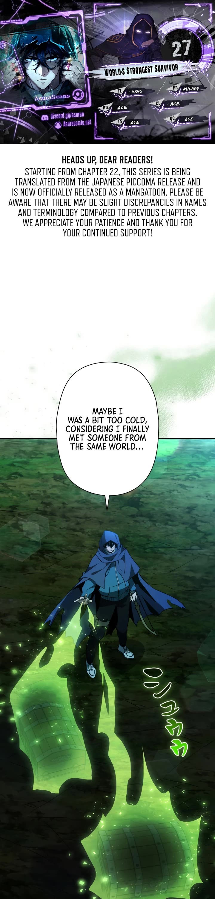 World's Strongest Survivor Chapter 27 page 1 - Chapter 27
