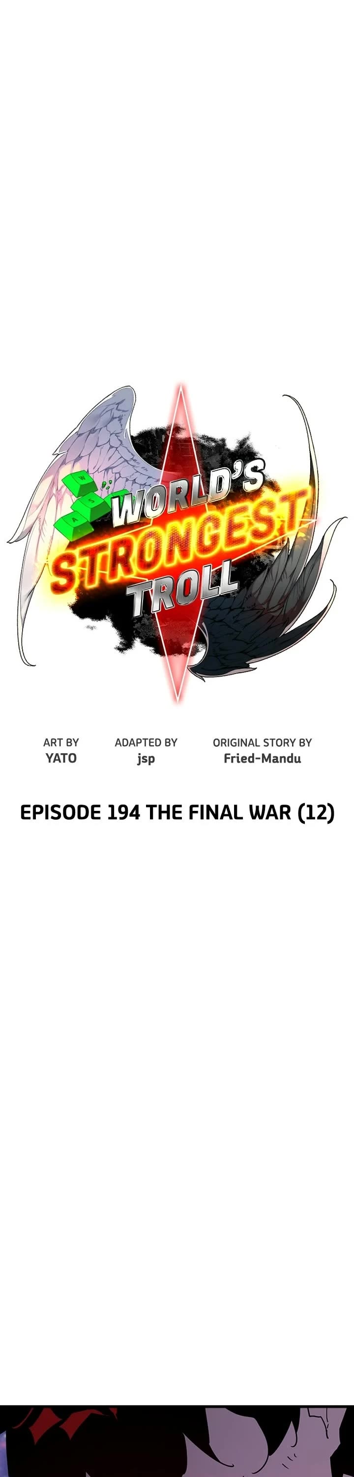 World's Strongest Troll Chapter 194 page 1 - Chapter 194: Ep. 194 - The Final War (12)