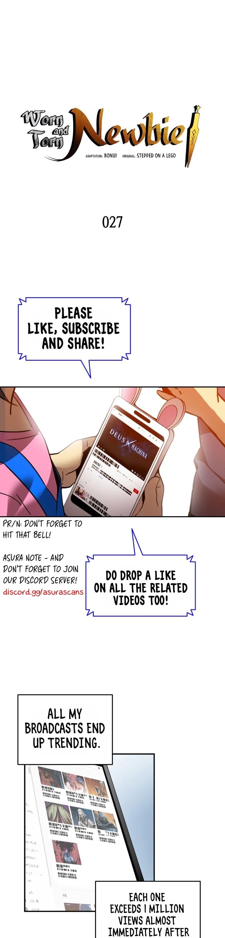 Worn and Torn Newbie Chapter 27 page 2 - Chapter 27