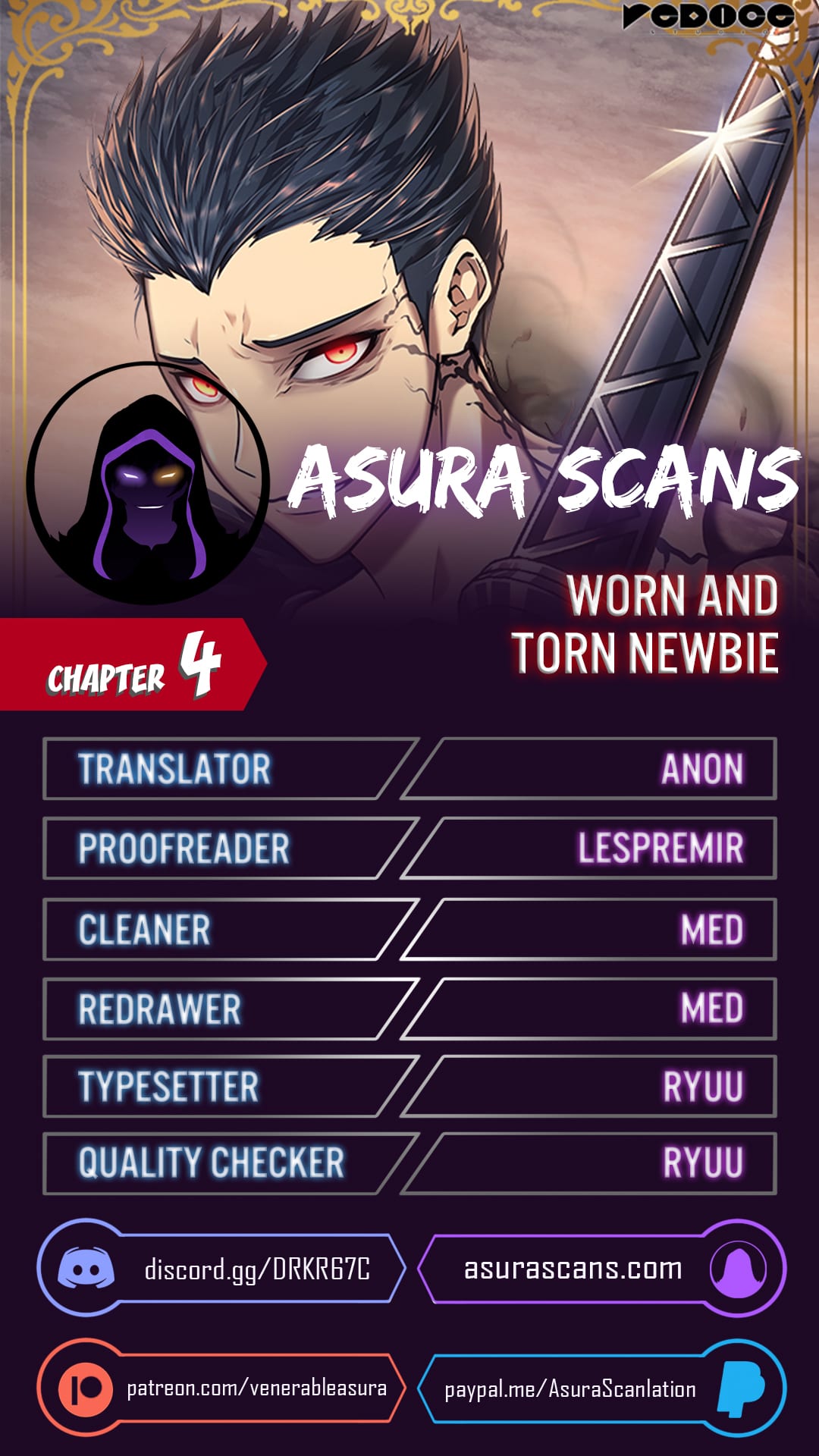 Worn and Torn Newbie Chapter 4 page 1 - Chapter 4
