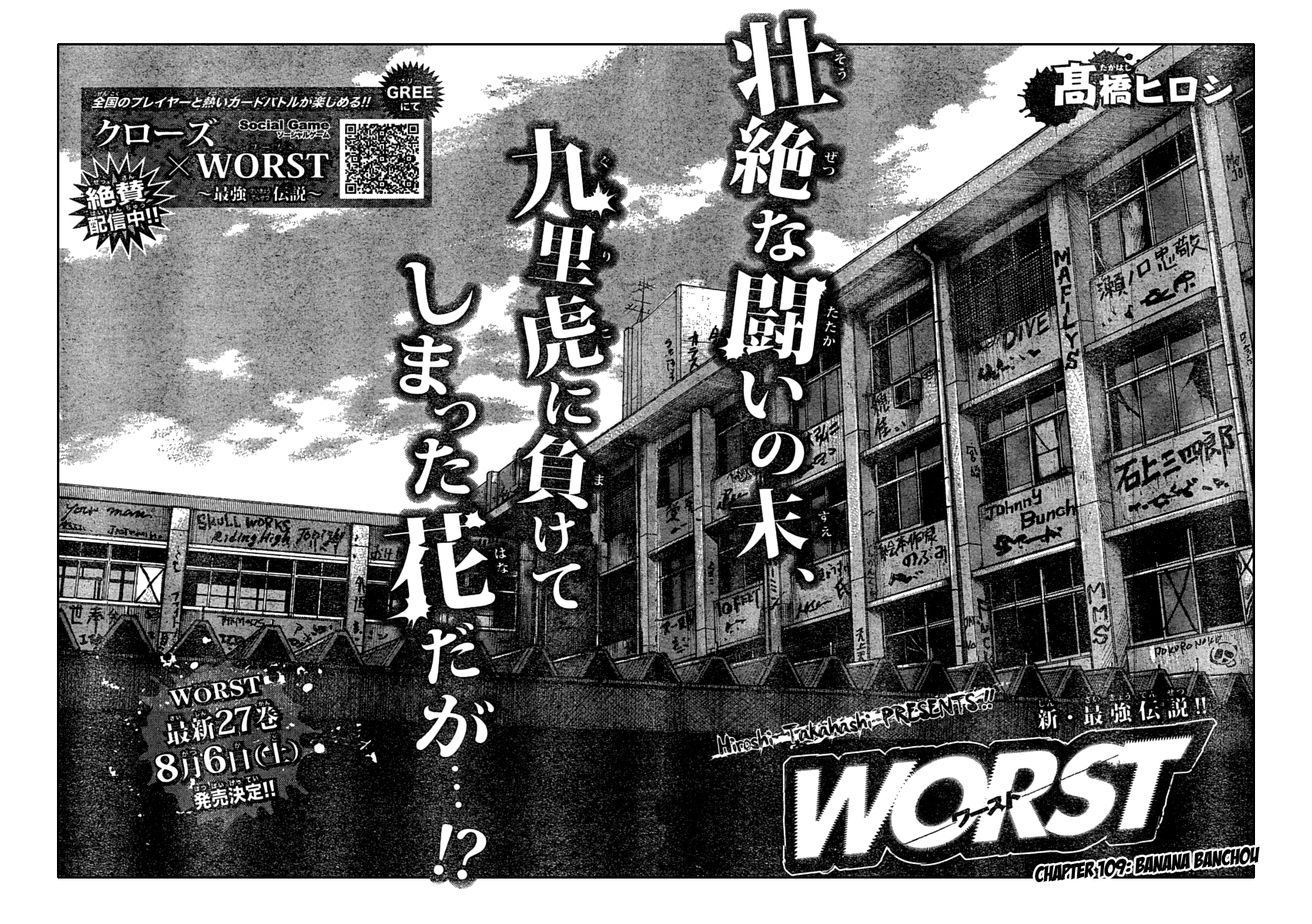Worst Chapter 109 page 2 - Chapter 109: Banana Banchou