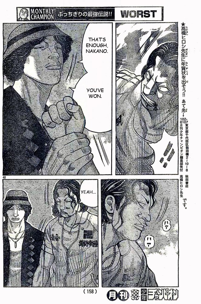 Worst Chapter 124 page 39 - Chapter 124: Win? Loss?