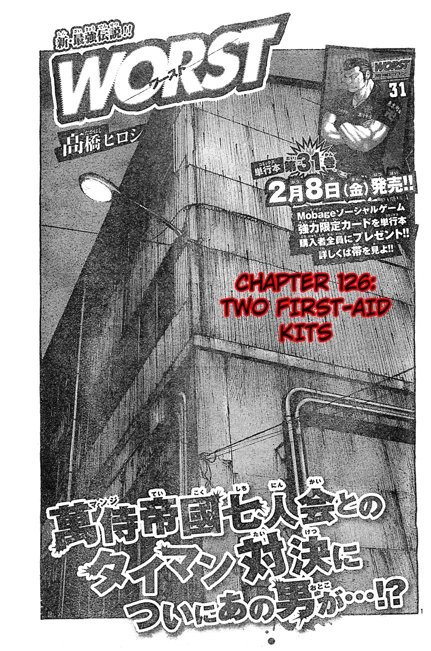 Worst Chapter 126 page 1 - Chapter 126: Two First-aid Kits
