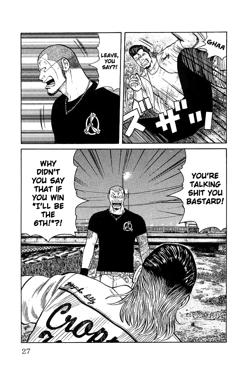 Worst Chapter 25 page 28 - Chapter 25: The 6ths´s Whereabouts and Chiharu´s Smile