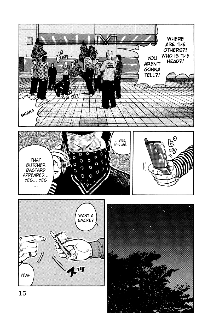 Worst Chapter 29 page 18 - Chapter 29: The Ring Tone is the "Battles Without Honor and Humanity" Theme Song