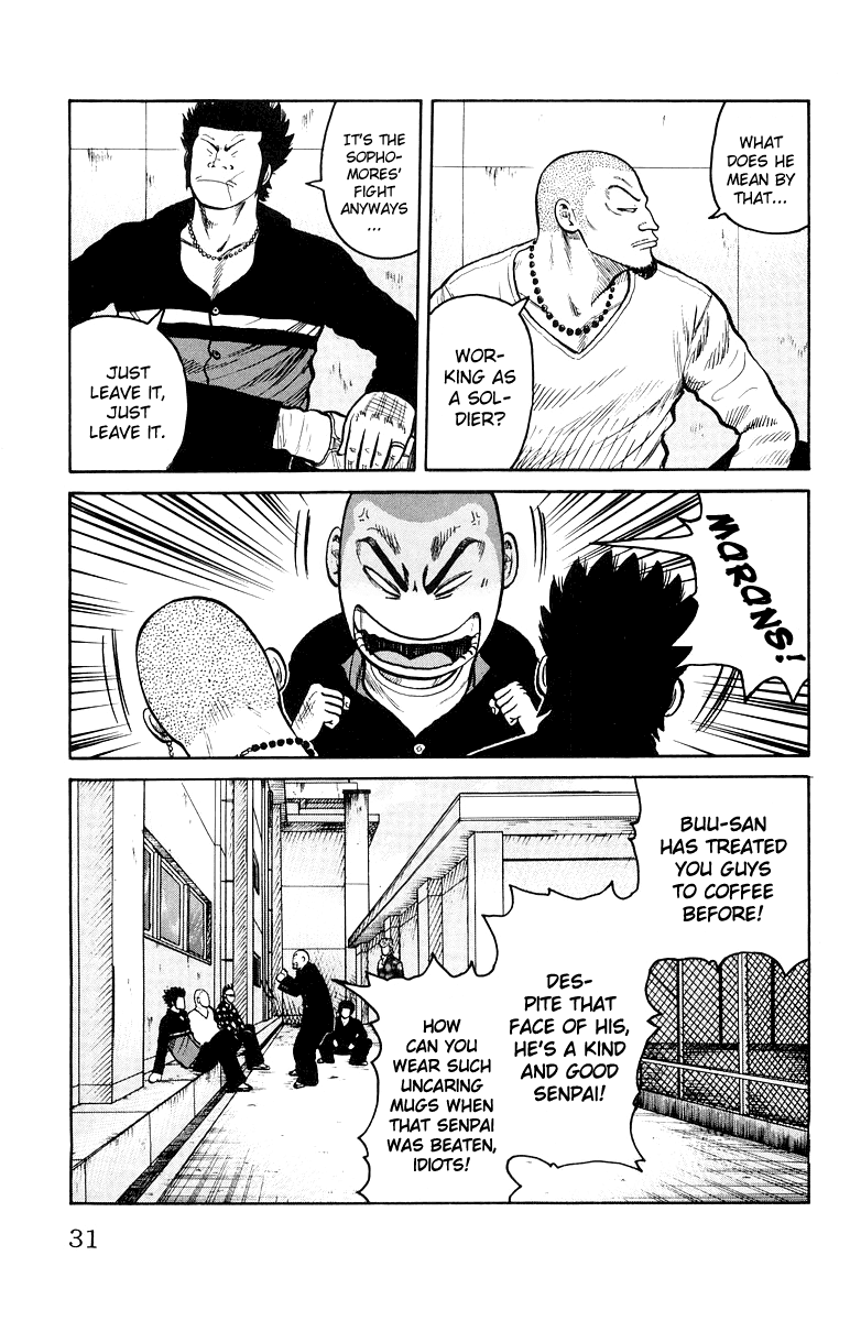 Worst Chapter 29 page 34 - Chapter 29: The Ring Tone is the "Battles Without Honor and Humanity" Theme Song