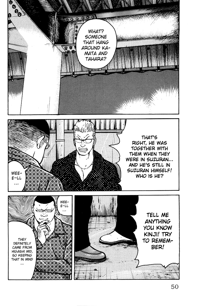 Worst Chapter 29 page 51 - Chapter 29: The Ring Tone is the "Battles Without Honor and Humanity" Theme Song