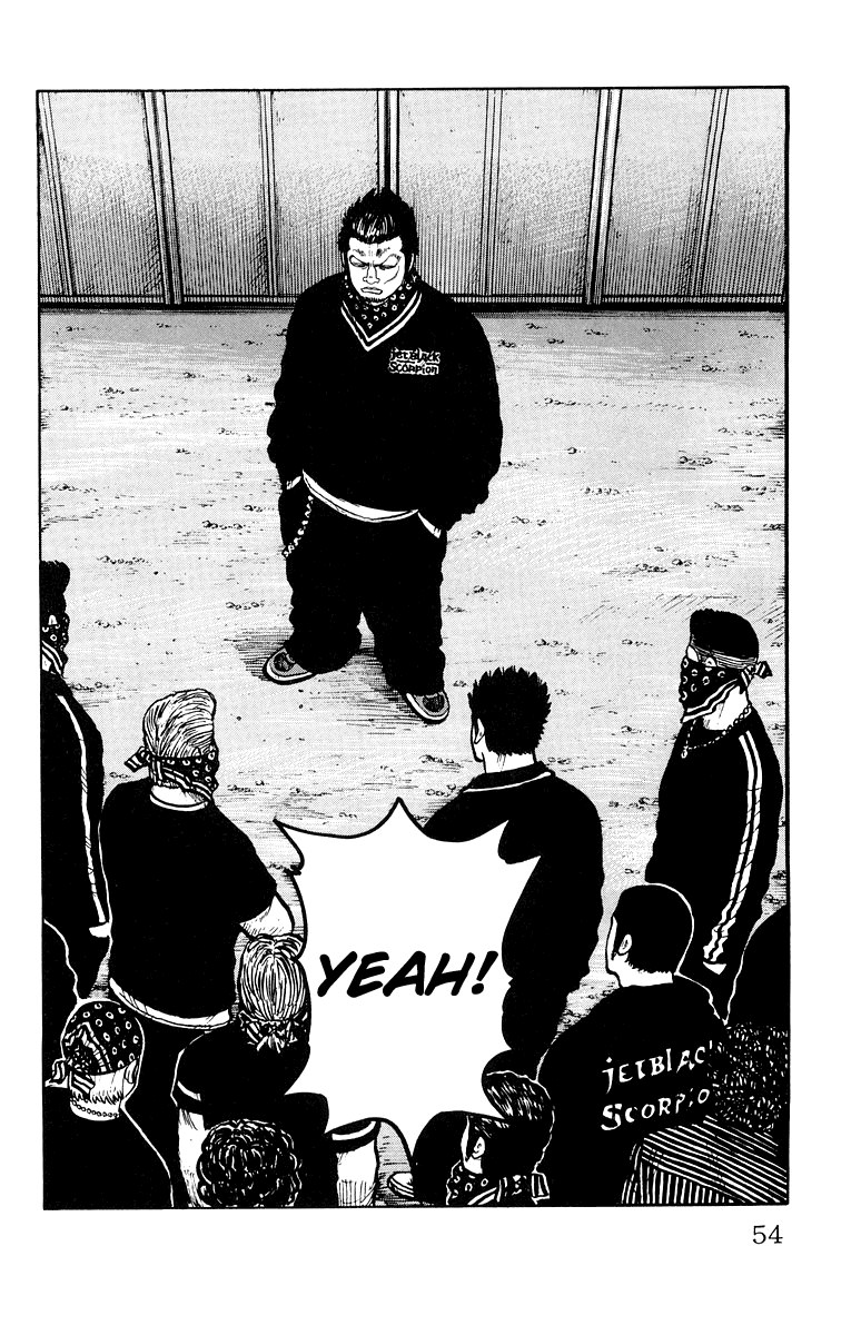Worst Chapter 29 page 55 - Chapter 29: The Ring Tone is the "Battles Without Honor and Humanity" Theme Song