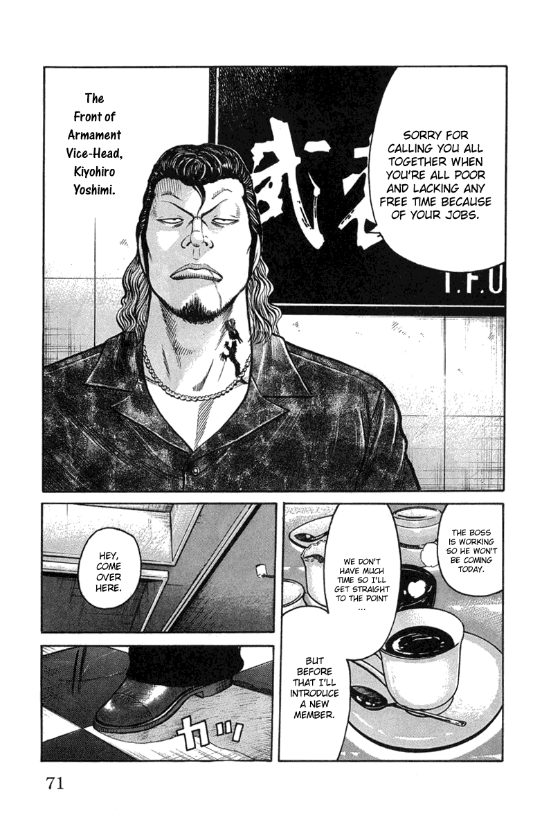 Worst Chapter 46 page 14 - Chapter 46: If Tesshou Moves the Armament Moves