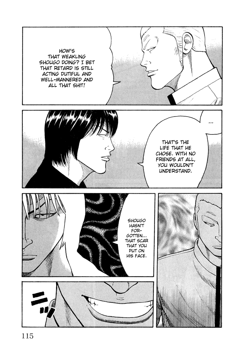 Worst Chapter 47 page 7 - Chapter 47: The Melancholy of My Naked Self and Yamauchi Taichirou