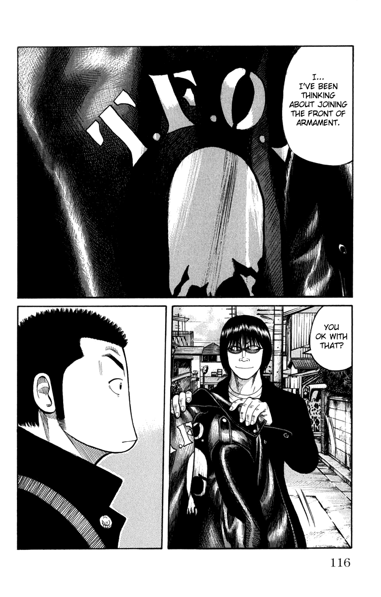 Worst Chapter 63 page 12 - Chapter 63: Takumi, A Skull On His Back...