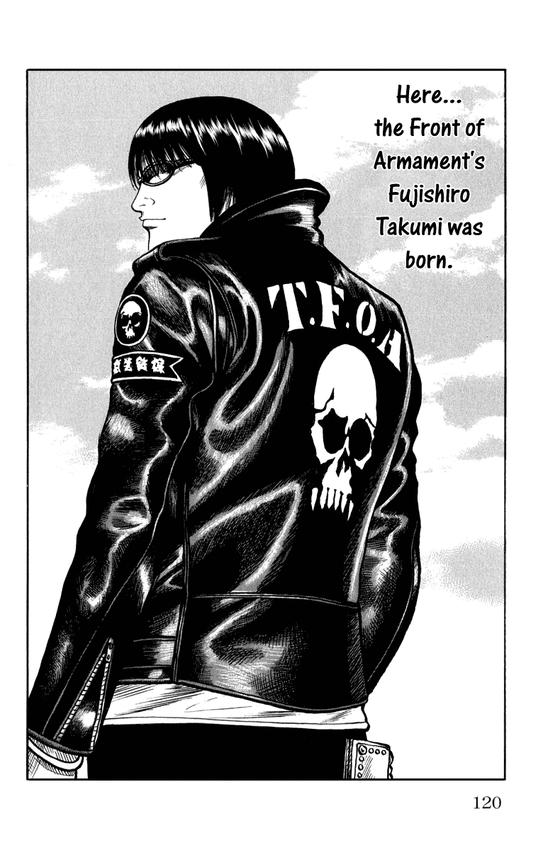 Worst Chapter 63 page 16 - Chapter 63: Takumi, A Skull On His Back...