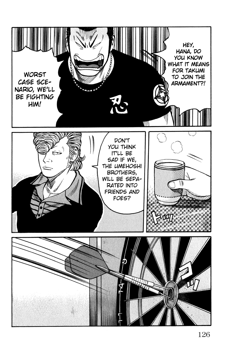 Worst Chapter 63 page 22 - Chapter 63: Takumi, A Skull On His Back...