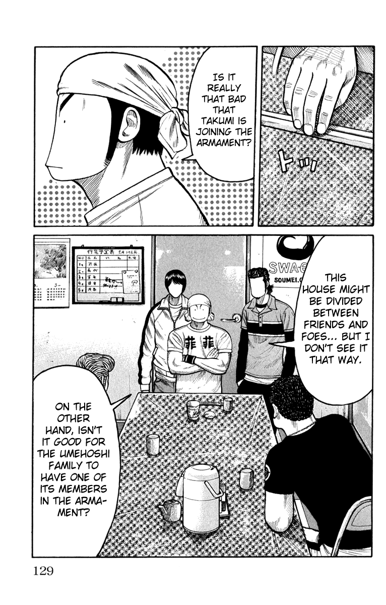 Worst Chapter 63 page 25 - Chapter 63: Takumi, A Skull On His Back...