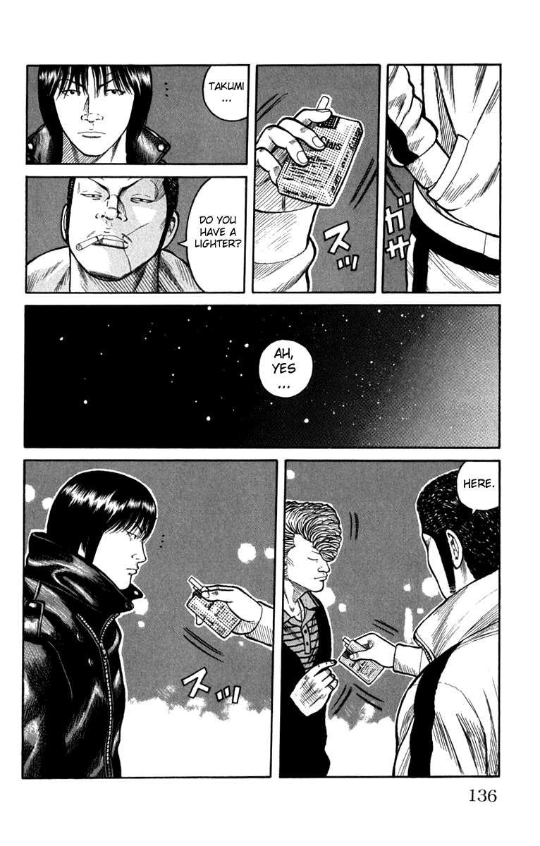 Worst Chapter 63 page 32 - Chapter 63: Takumi, A Skull On His Back...