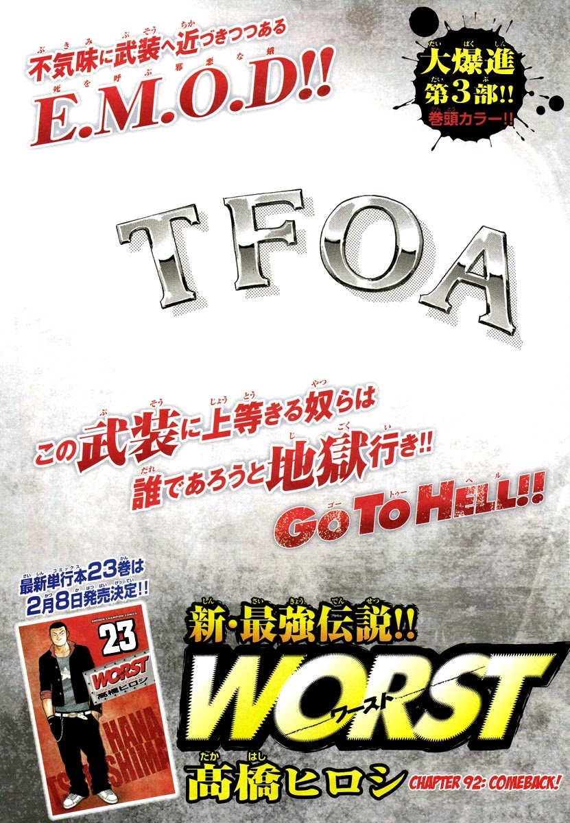 Worst Chapter 92 page 2 - Chapter 92: Comeback!