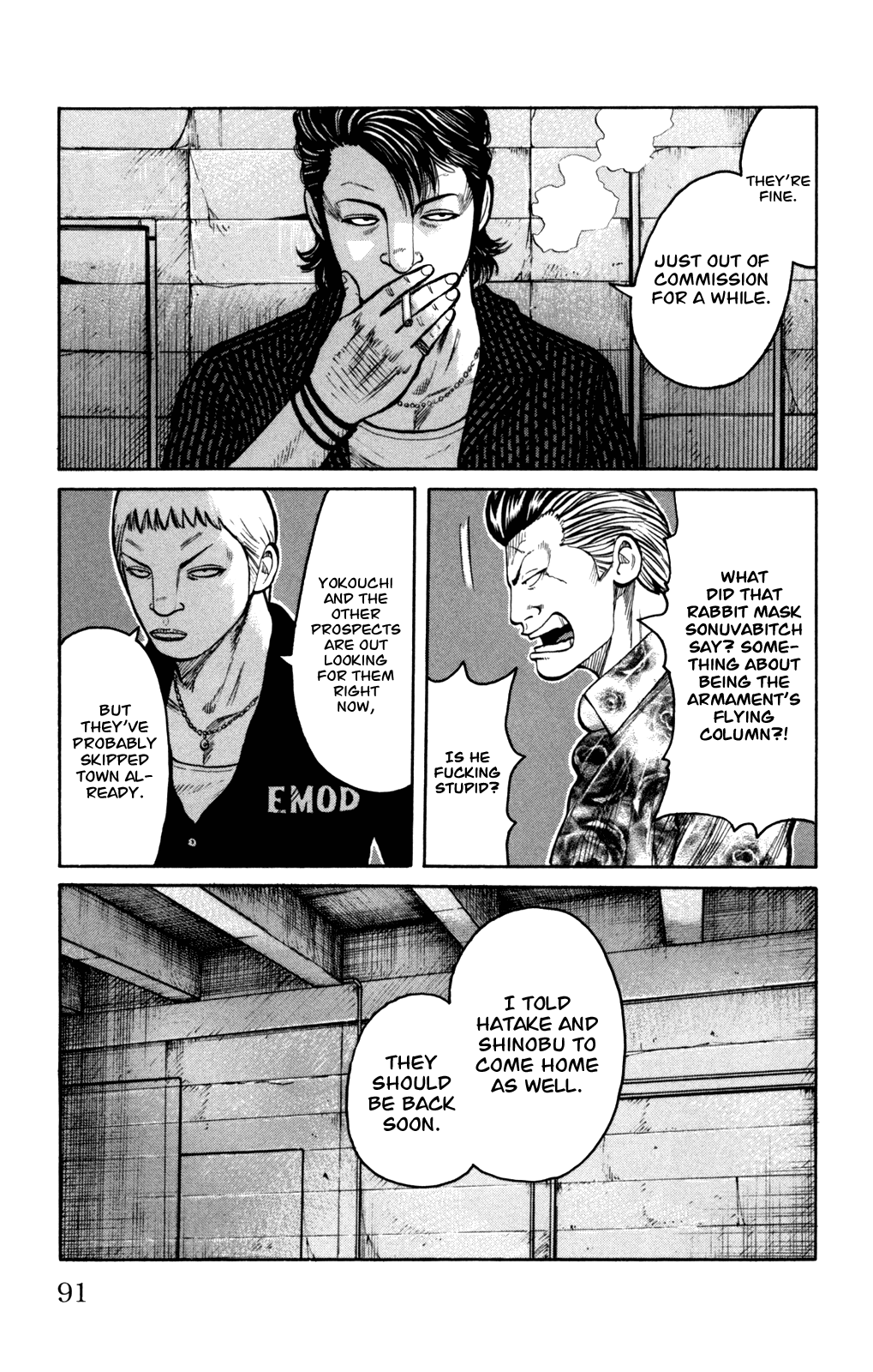Worst Chapter 94 page 45 - Chapter 94: Hatchet Men