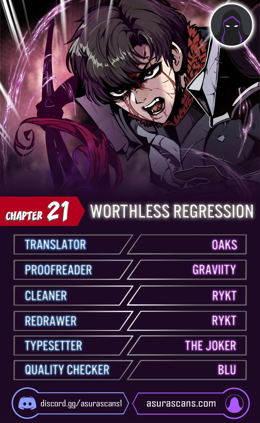 Worthless Regression Chapter 21 page 1 - Chapter 21