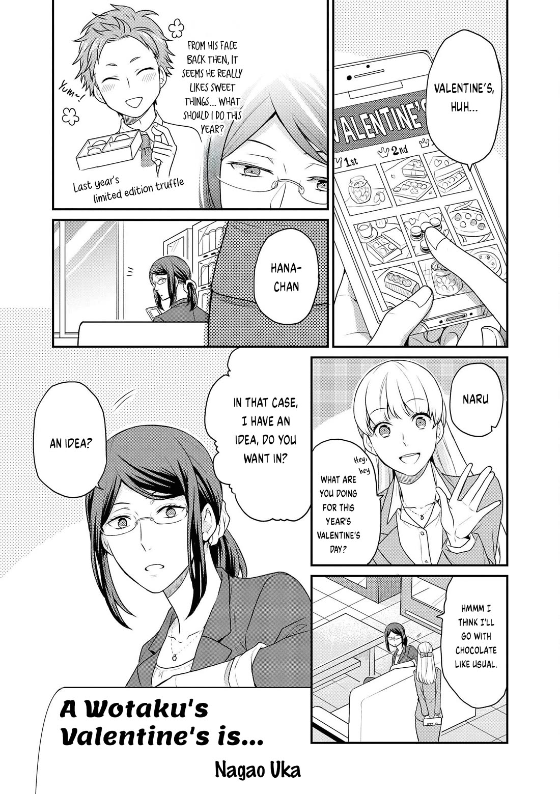 Wotakoi: Love Is Hard for Otaku Comic Anthology Chapter 8 page 1 - Chapter 8: A Wotaku's Valentine's is...