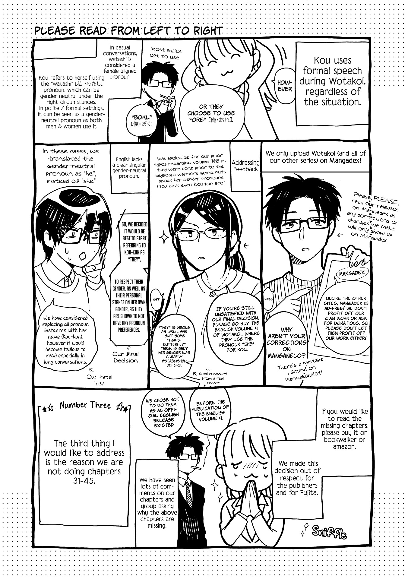 Wotaku ni Koi wa Muzukashii Chapter 61.5 page 12 - Chapter 61.5: Afterword + Extras