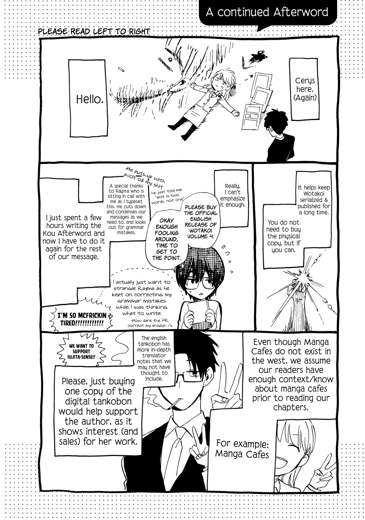 Wotaku ni Koi wa Muzukashii Chapter 61.5 page 13 - Chapter 61.5: Afterword + Extras