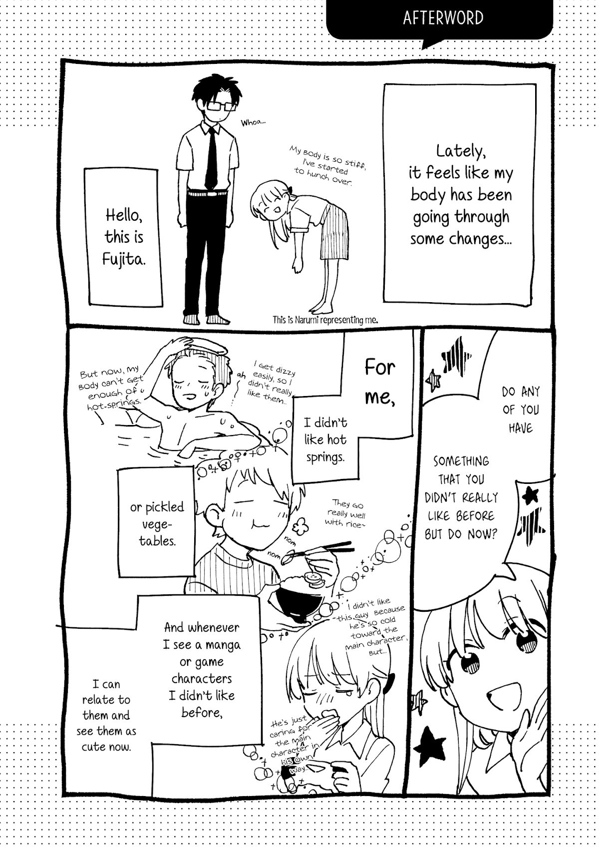 Wotaku ni Koi wa Muzukashii Chapter 61.5 page 4 - Chapter 61.5: Afterword + Extras