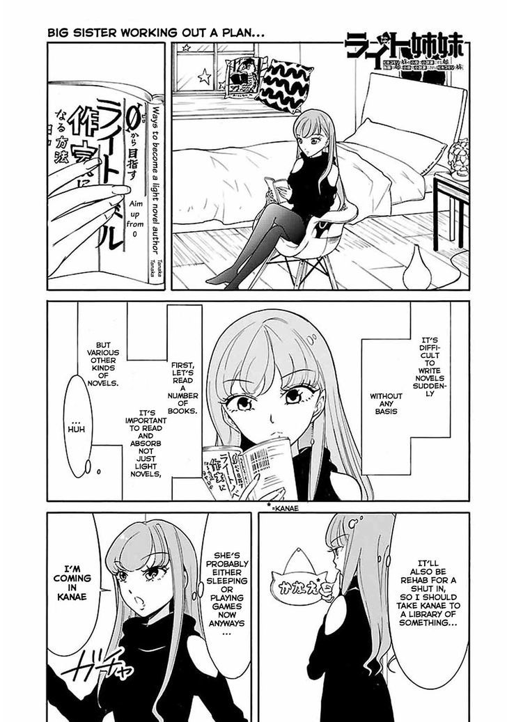 Write Sisters Chapter 3 page 1 - Chapter 3 : Big Sister Working Out A Plan...