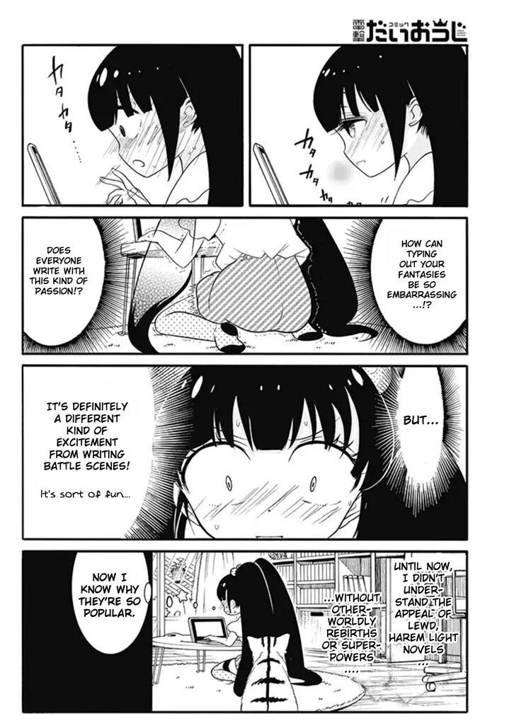 Write Sisters Chapter 8 page 6 - Chapter 8 : Staying Home from School, Aiming to be an Author at Home