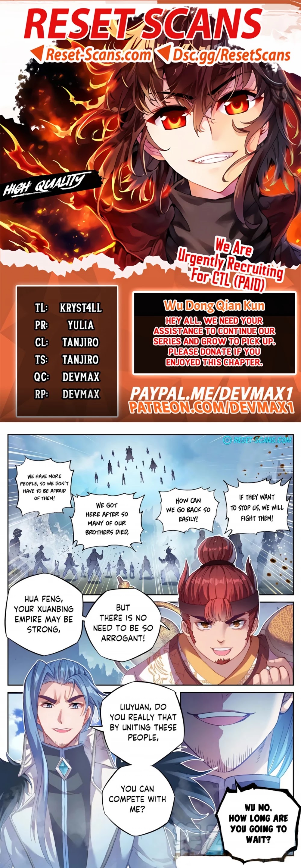 Wu Dong Qian Kun Chapter 127 page 1 - Chapter 127