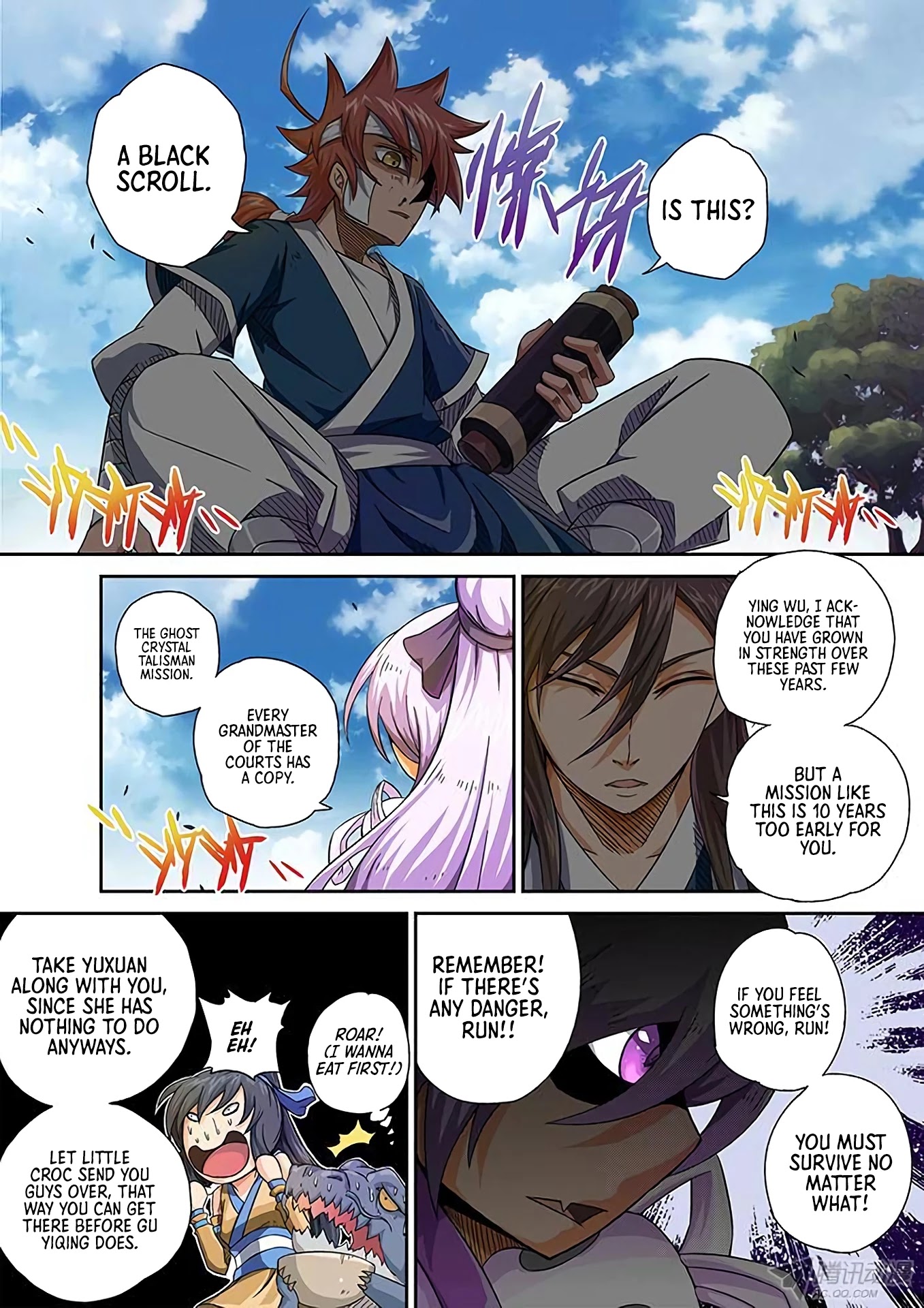 Wu Fist Chapter 4 page 14 - Chapter 4: Departure