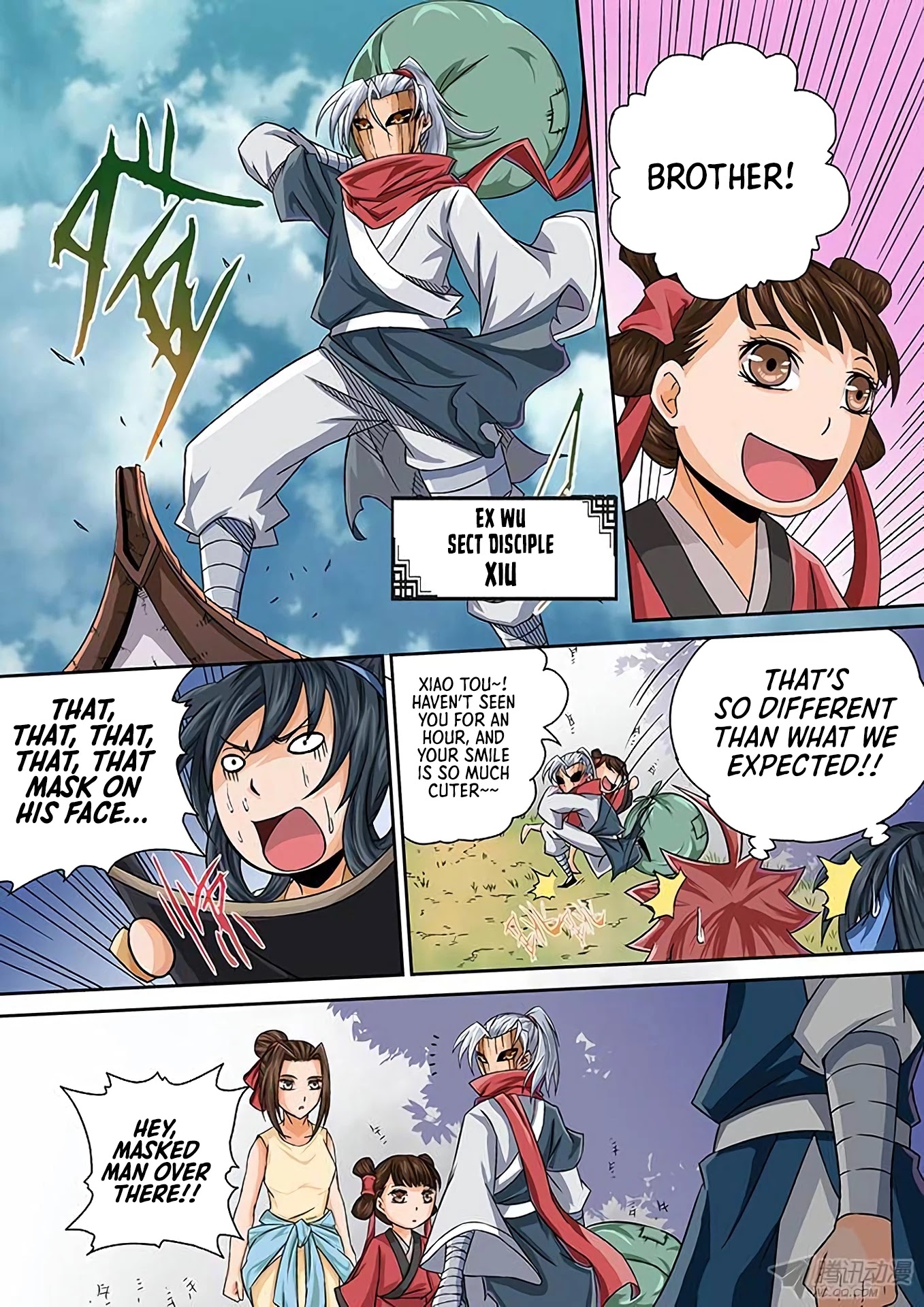 Wu Fist Chapter 5 page 12 - Chapter 5: Mysterious Masked Man