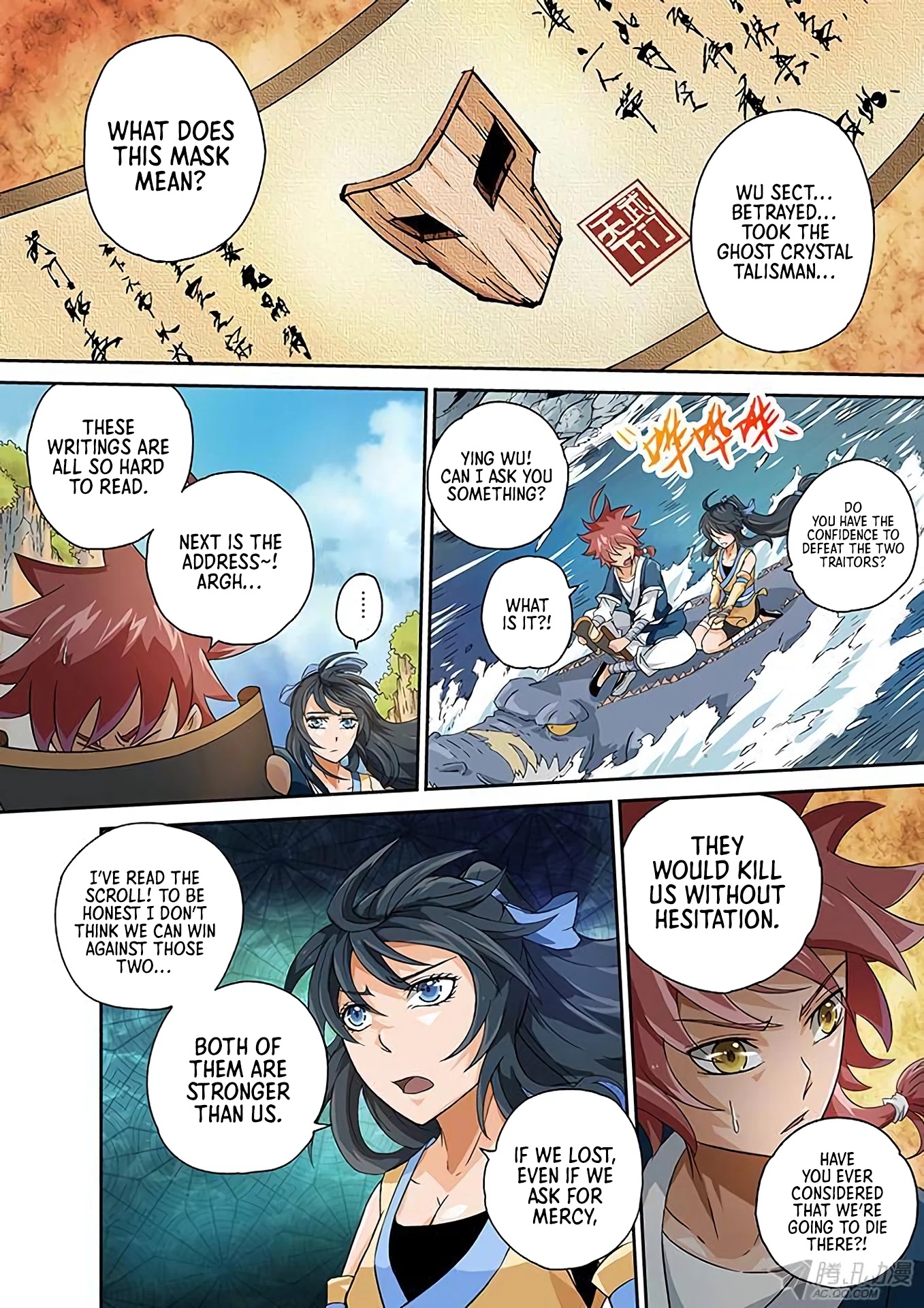 Wu Fist Chapter 5 page 4 - Chapter 5: Mysterious Masked Man