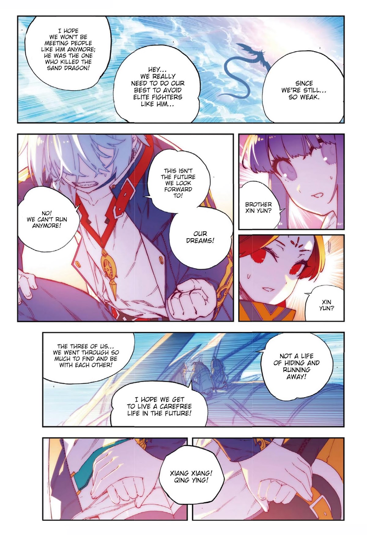 X Epoch of Dragon Chapter 66 page 7 - Chapter 66: The Promise Of The Three Of Them