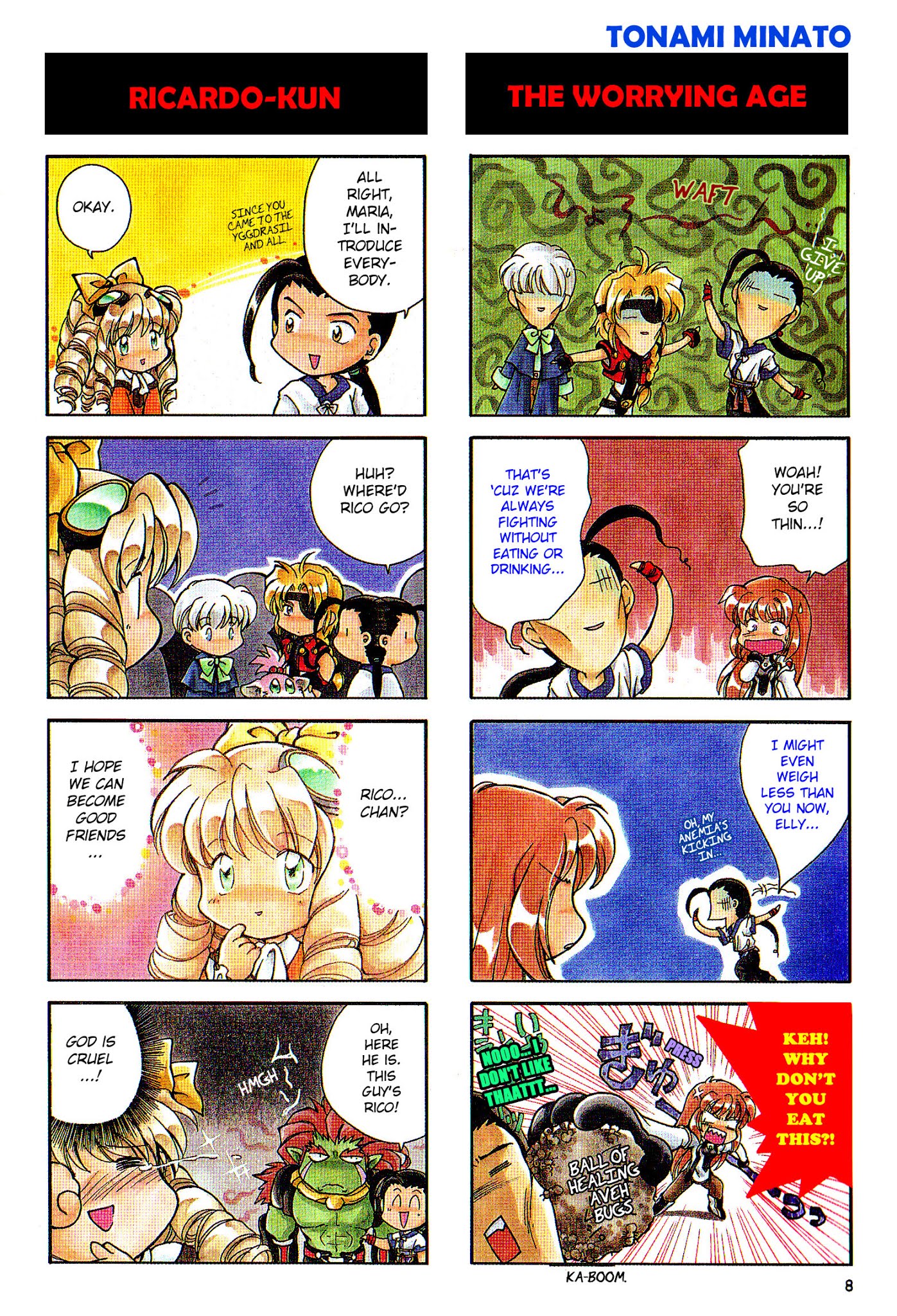 Xenogears 4-koma Comic Chapter 1.2 page 10 - Chapter 1 v2 : Color 4-Koma Comics