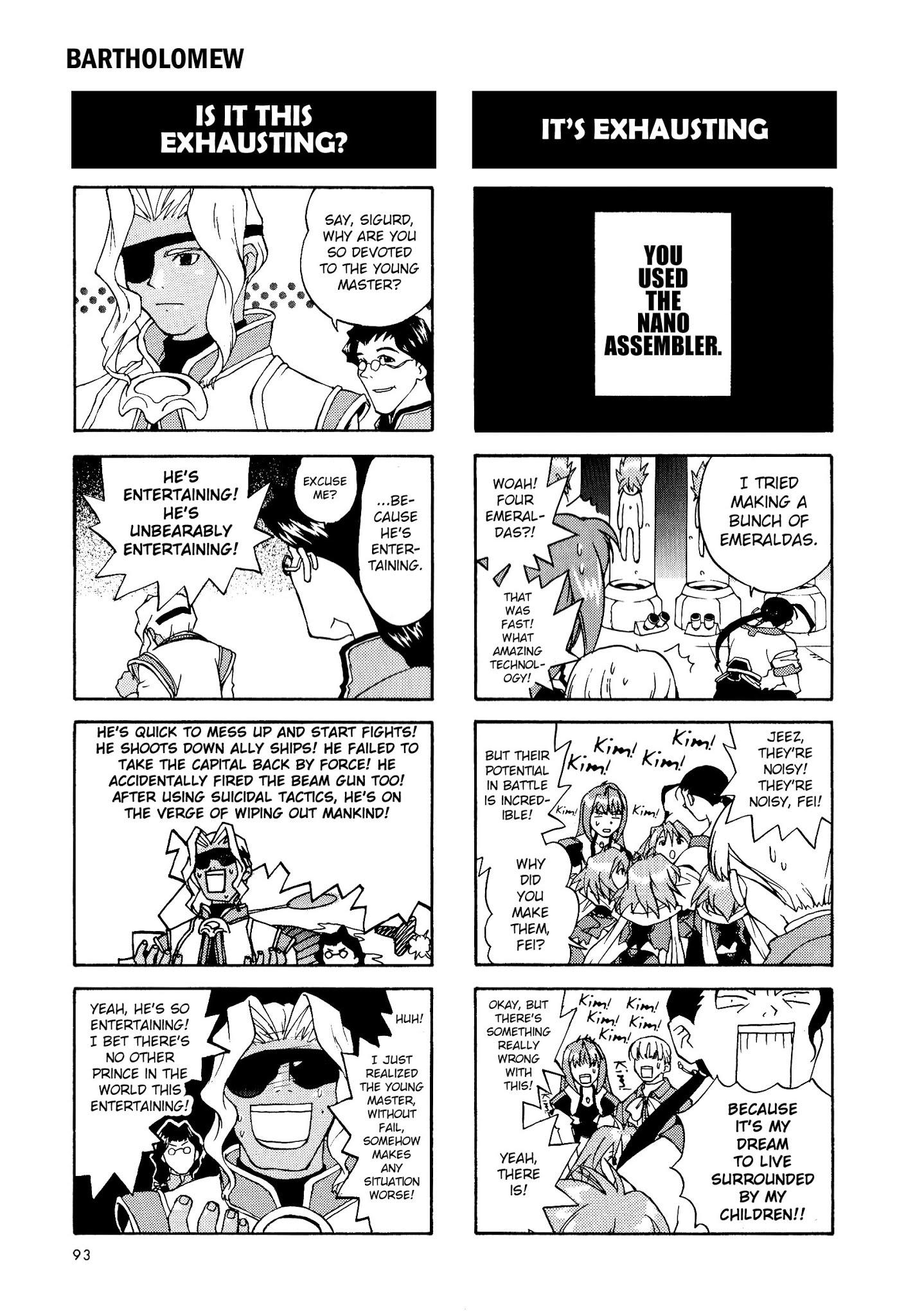 Xenogears 4-koma Comic Chapter 13.2 page 4 - Chapter 13 v2 : Bartholomew