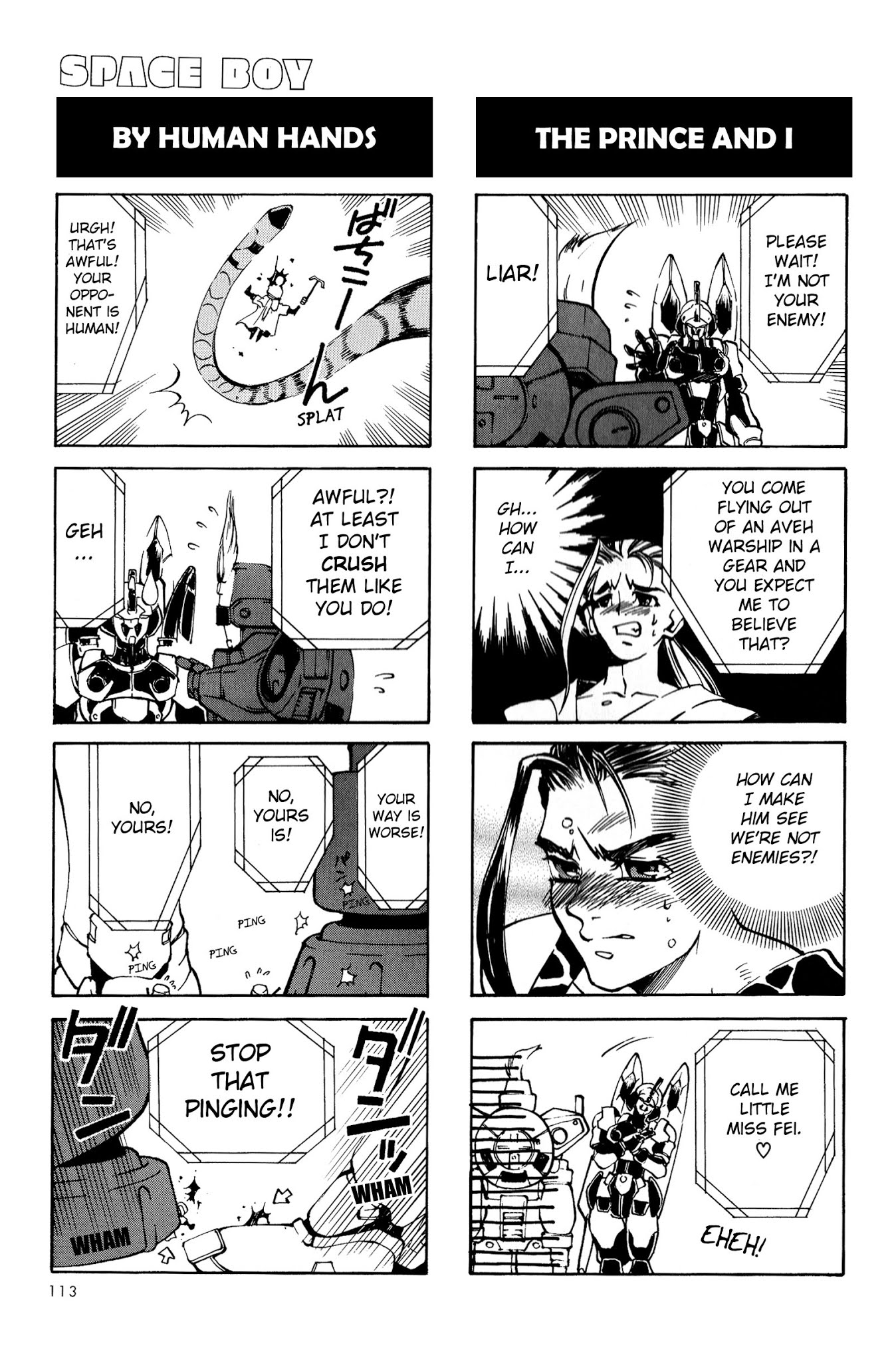 Xenogears 4-koma Comic Chapter 16.2 page 4 - Chapter 16 v2 : Space Boy